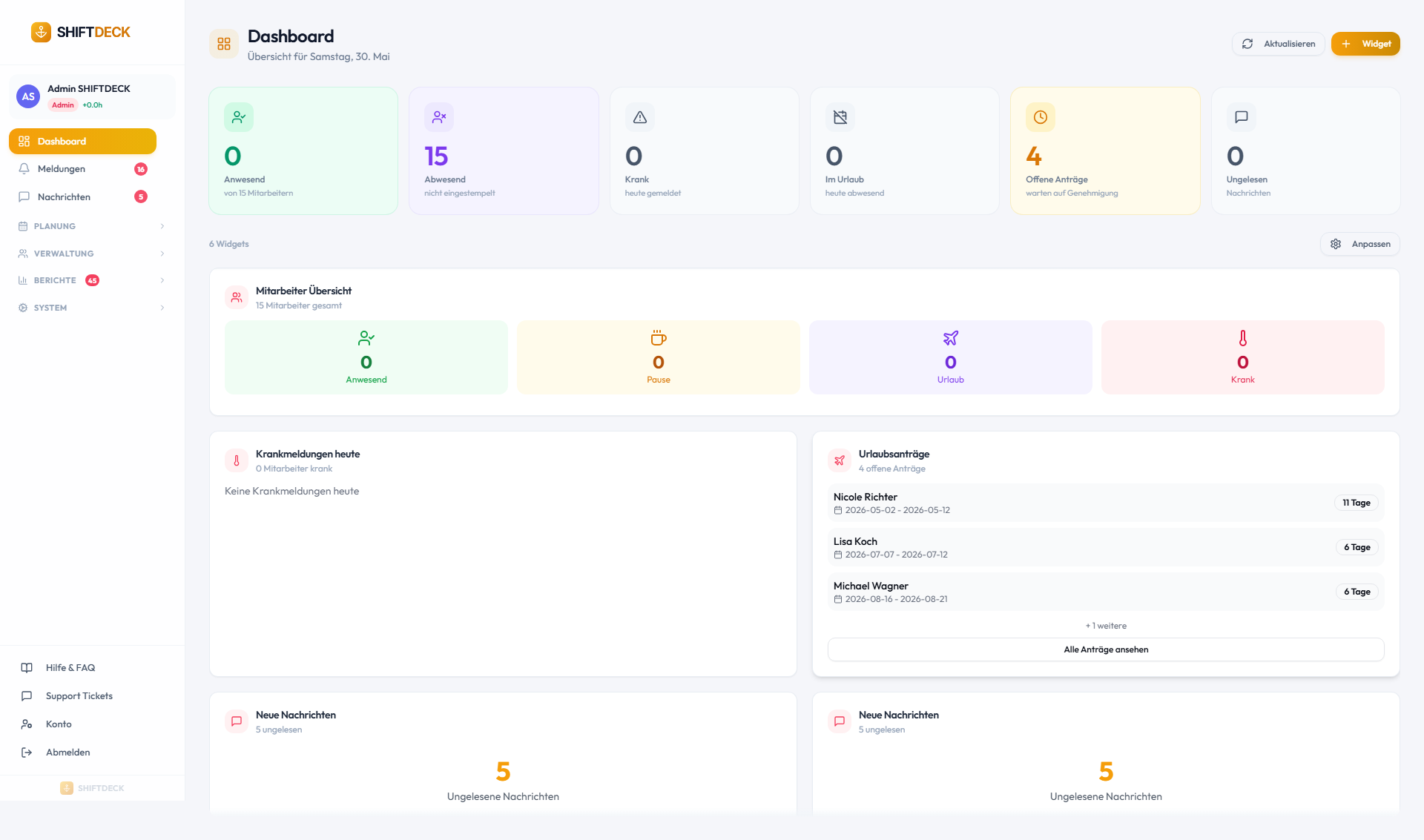 Admin-Dashboard